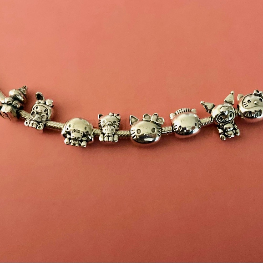 Hello Kitty & Friends Charms 925 Silver charm for Pandora (8 pieces) - Picture 2 of 7